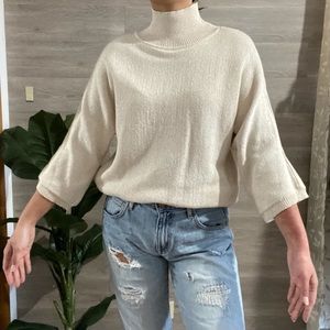 Beige TurtleNeck Sweater